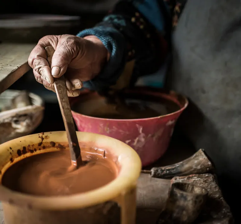 Ceramic workshop.